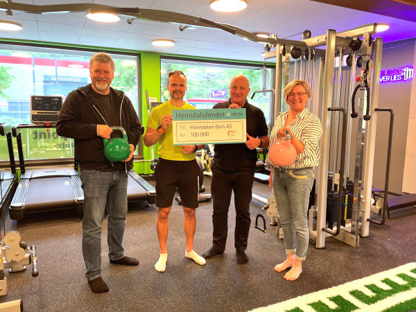 Så mykje fekk Honndalen Gym