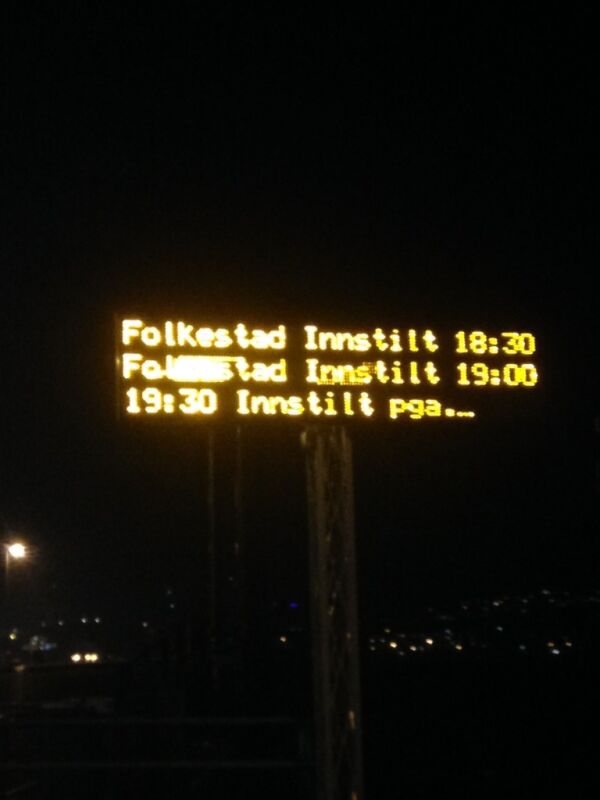 Folkestad - Volda innstilt