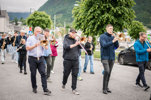 Fylte sentrum med musikk