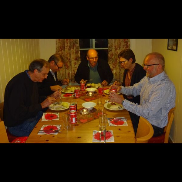 Lutefiskfest på Lauvstad