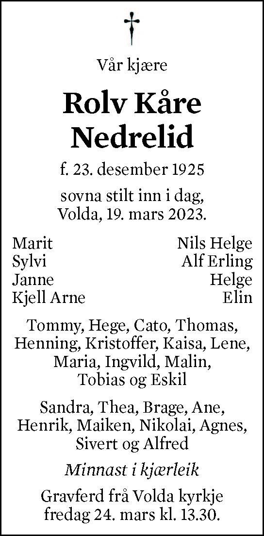 Rolf Kåre Nedrelid