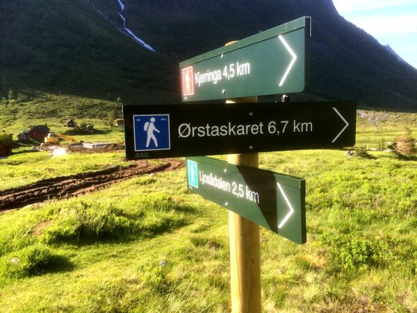 Overgangstur heimover Langedalen