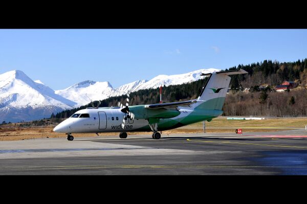 Snøen laga problem for flytrafikken