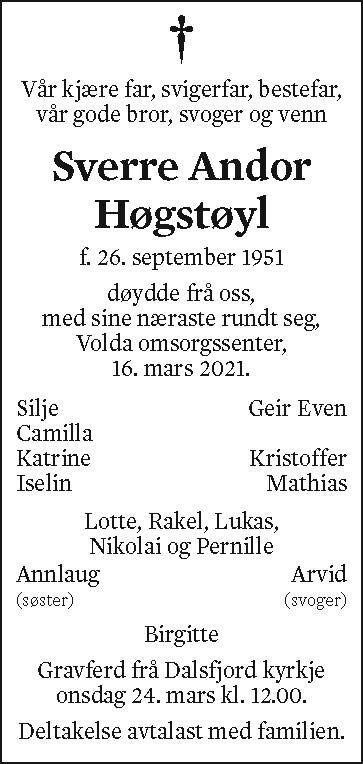 Sverre Andor Høgstøyl
