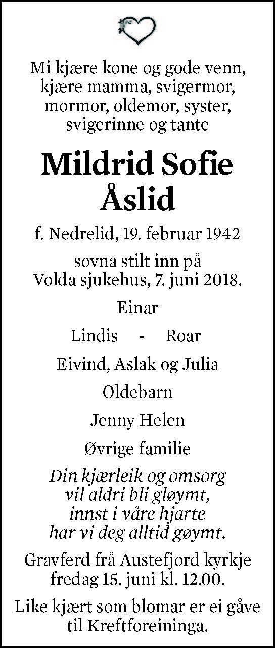 Mildrid Sofie Åslid