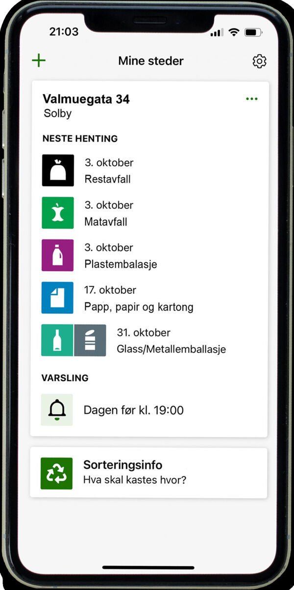 Sluttar å sende ut tømmekalender på papir