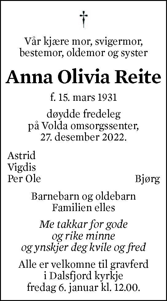 Anna Olivia Reite