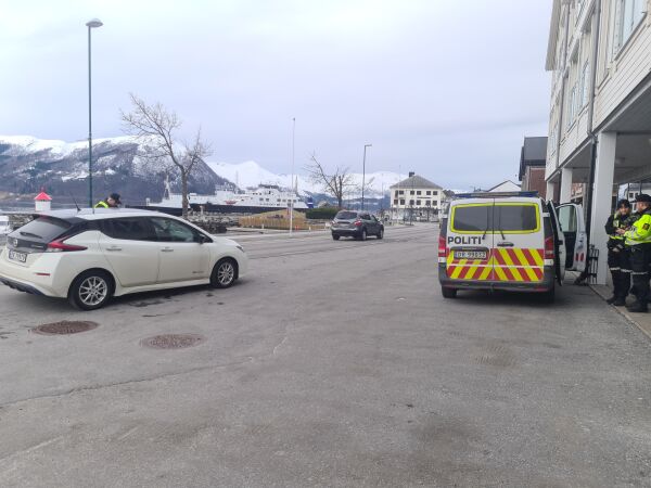 Promillekontroll i Hamnegata