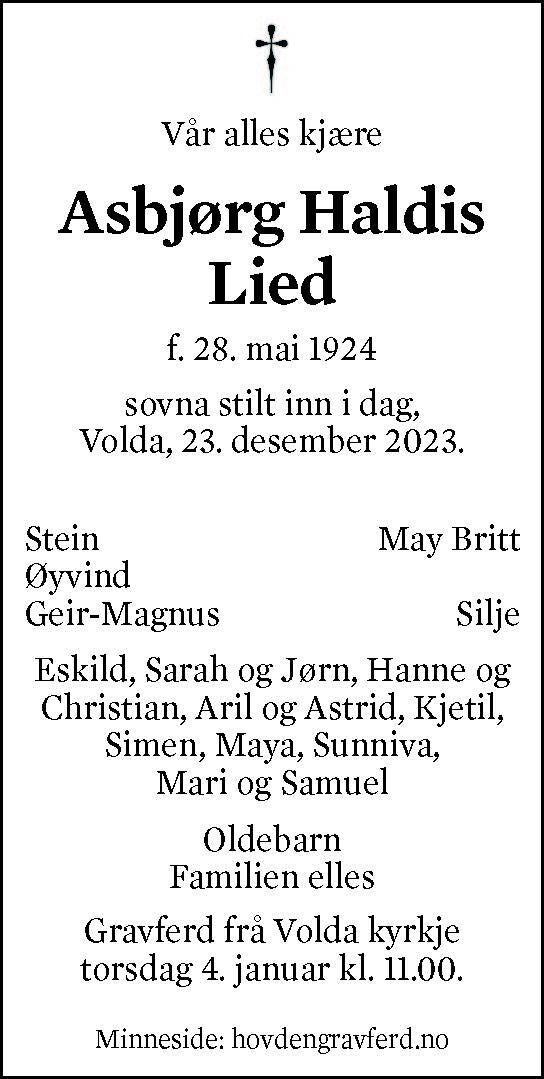 Asbjørg Haldis Lied