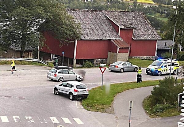 Kollisjon på Vikebygdvegen