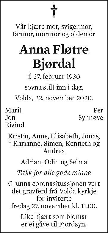 Anna Fløtre Bjørdal