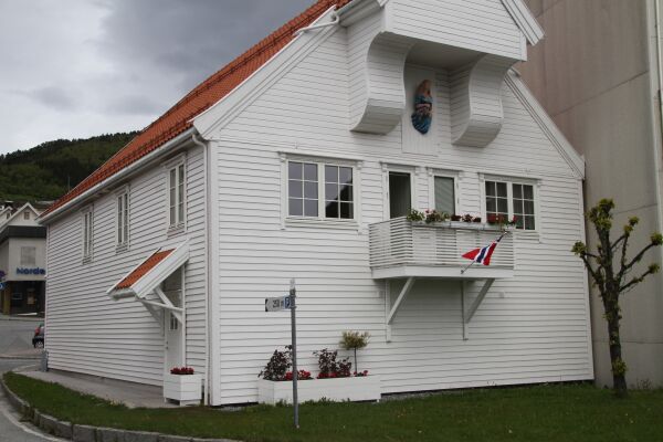 Oppblomstring i Volda sentrum
