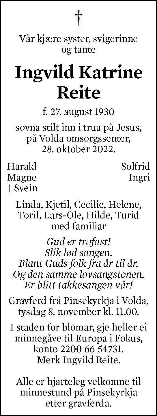 Ingvild Katrine Reite