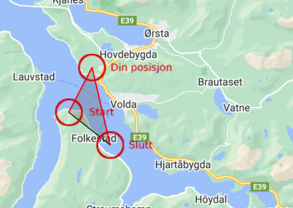 Observerte «meteor» over Voldsfjorden