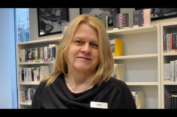 Biblioteket er framleis godt besøkt