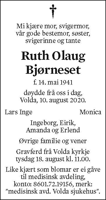 Ruth Olaug Bjørneset