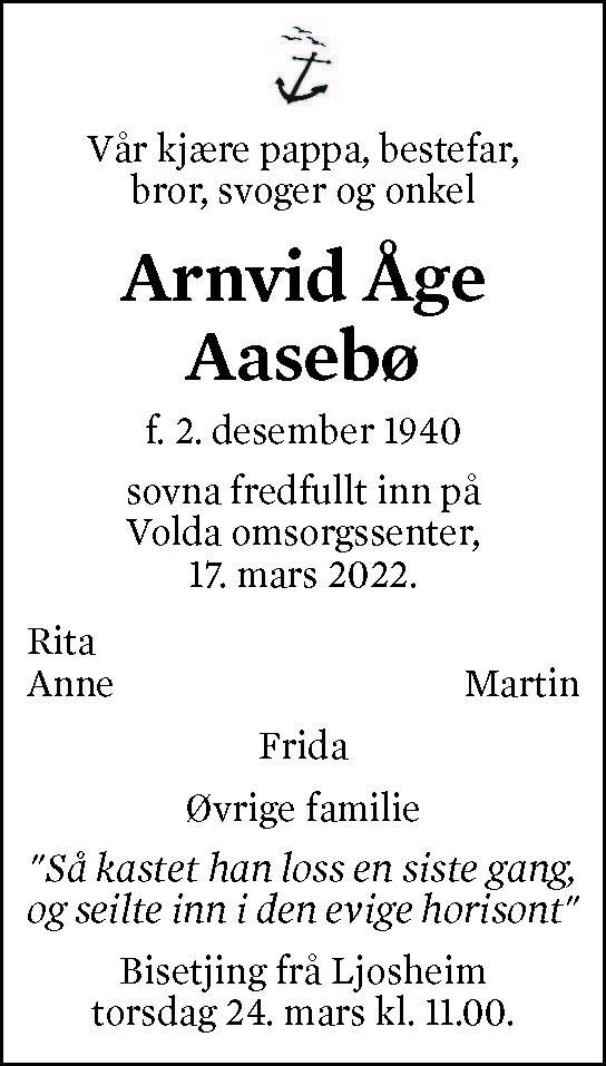 Arnvid Åge Aasebø