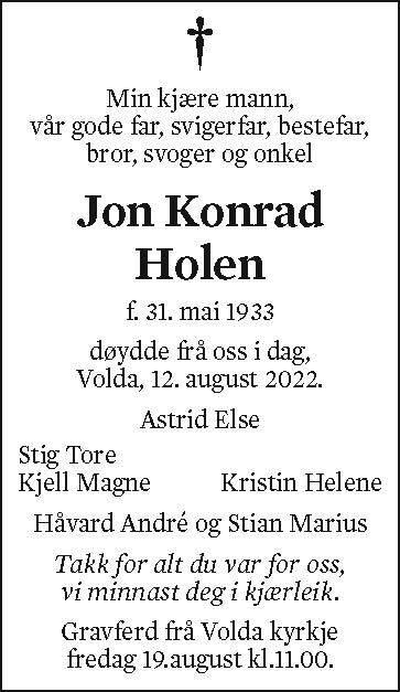 Jon Konrad Holen