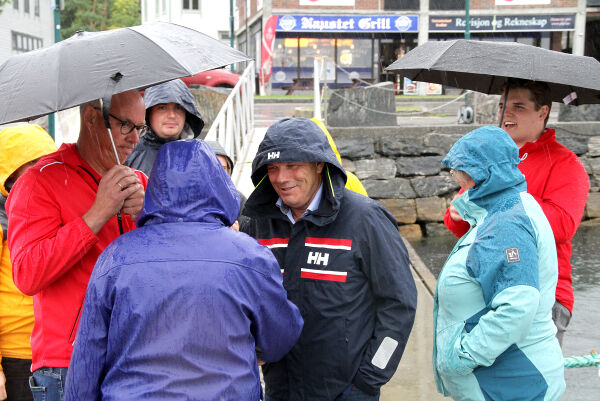 Fiskeri- og havministeren i Volda