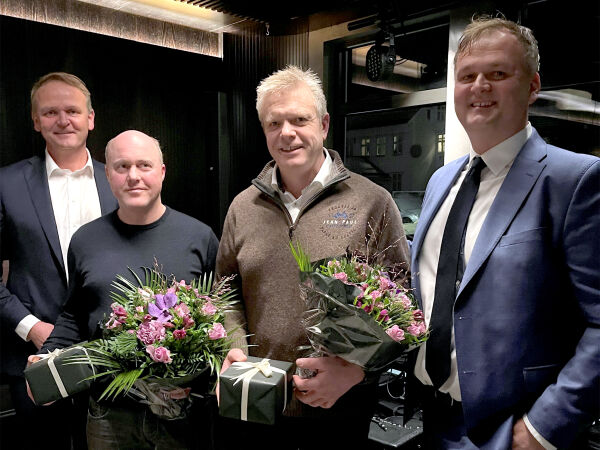 Fekk heider og ære