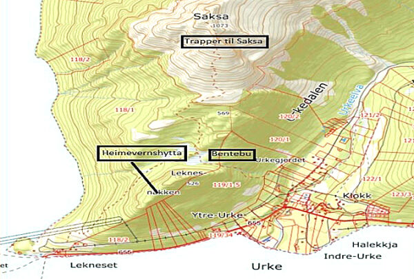 Endeleg nei til dagsturhytte på Leknesnakken