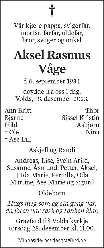 Aksel Rasmus Våge