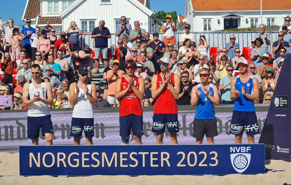 Volding med NM-sølv i sandvolleyball