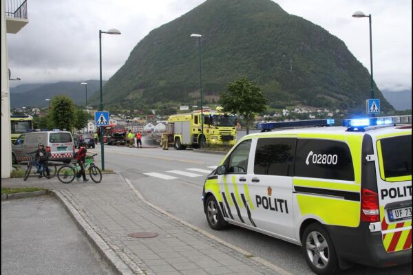 Bilbrann ved ferjekaia