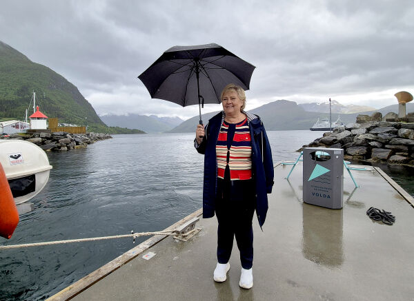 Erna er i Volda