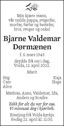 Bjarne Valdemar Dørmænen