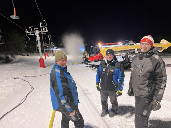Det blir snø