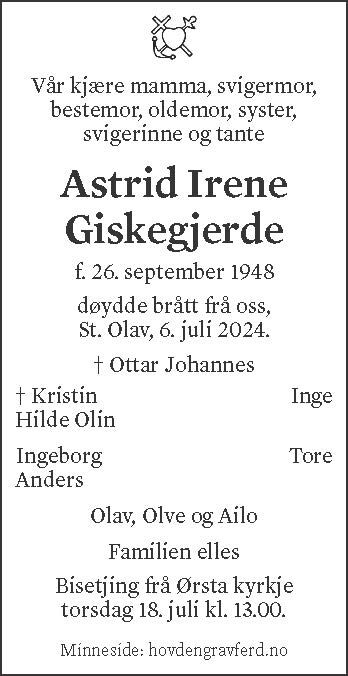 Astrid Irene Giskegjerde