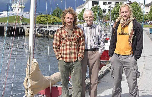 Segla frå New Zealand til bestefar i Volda
