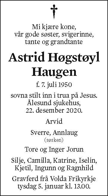 Astrid Høgstøyl Haugen