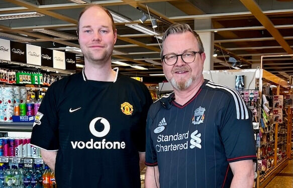 Fotballtrøyefredag på Coop Mega