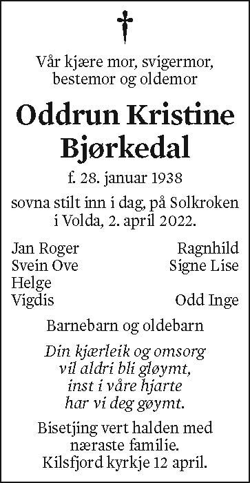 Oddrun Kristine Bjørkedal