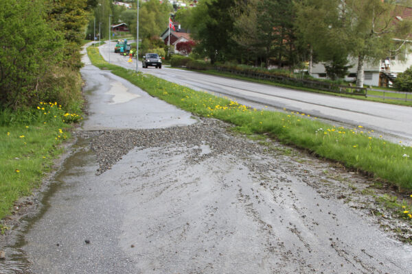 Vasslekkasje i Heltnevegen