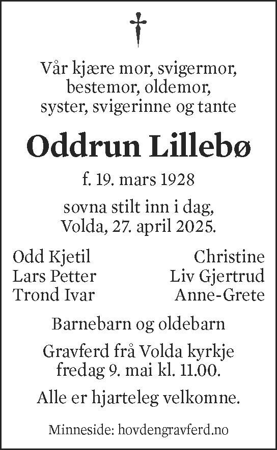 Oddrun Lillebø