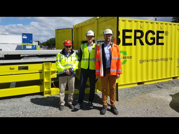 Lanserer mobilt resirkuleringssystem