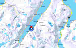 Snøskred i Dalsfjorden - veg var stengt