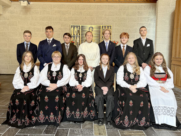 Konfirmantar i Kilsfjord kyrkje