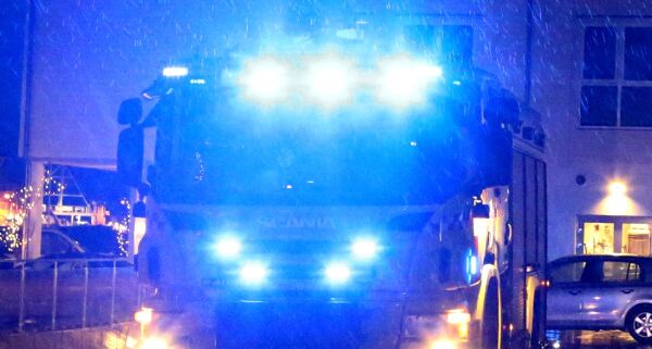 Brannvesenet rykte ut til Ørsta ungdomsskule