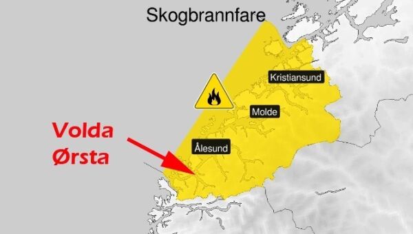 Lokalt stor skogbrannfare