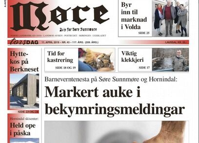 - Framleis avisomdeling tysdag, torsdag og laurdag