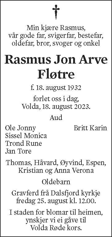 Rasmus Jon Arve Fløtre
