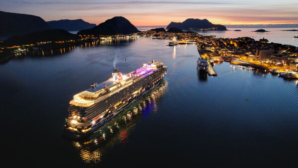Flest cruisepassasjerar til Ålesund
