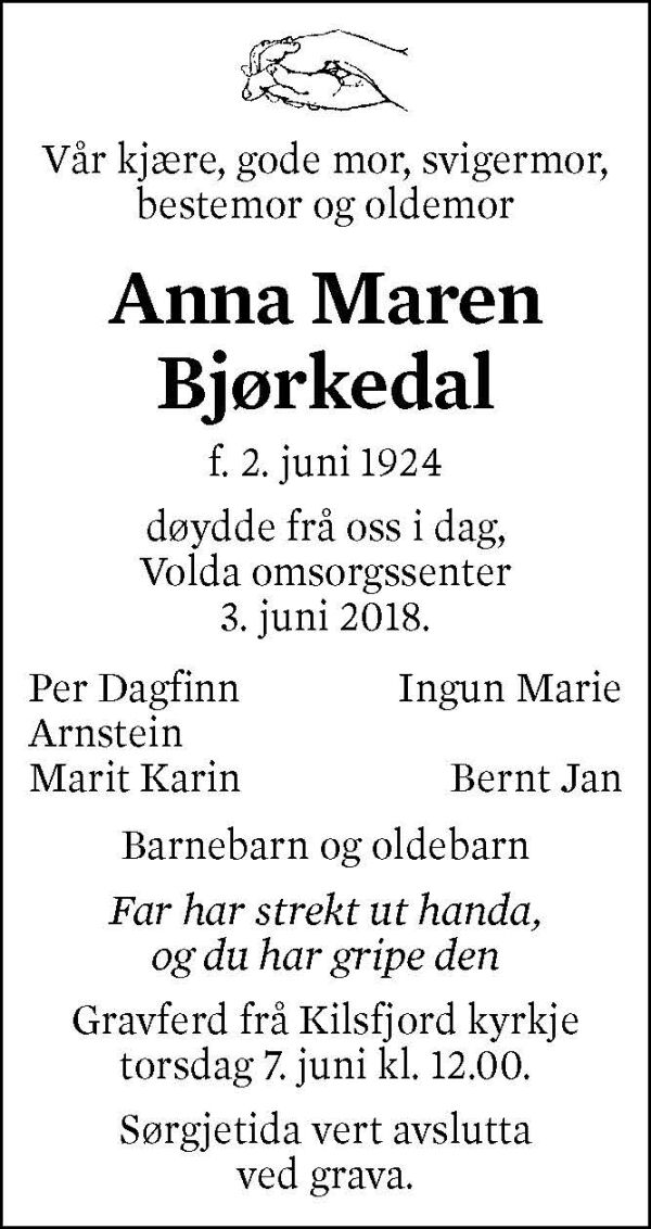 Anna Maren Bjørkedal