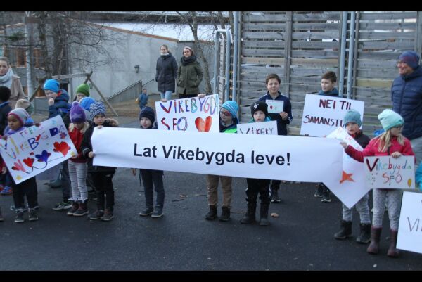 Tydeleg «nei» til nedlegging av Vikebygda skule
