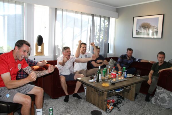 Engelsk fotballglede i Volda