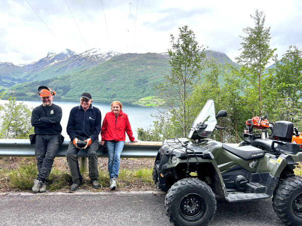 Flittig dugnadsarbeid